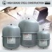 Flextrol FTH30 Hydronic Expansion Tank 4.8 Gallons for Closed Hot Water Heating Systems  1/2 Inch MIP Connection  Gray - B01N2UIE7E